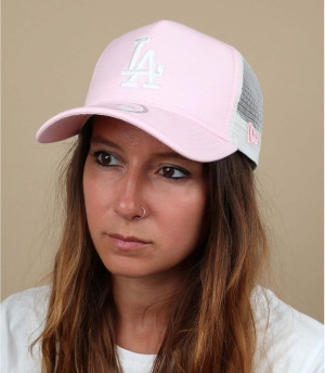 pink LA trucker MLB Oxford LA pink